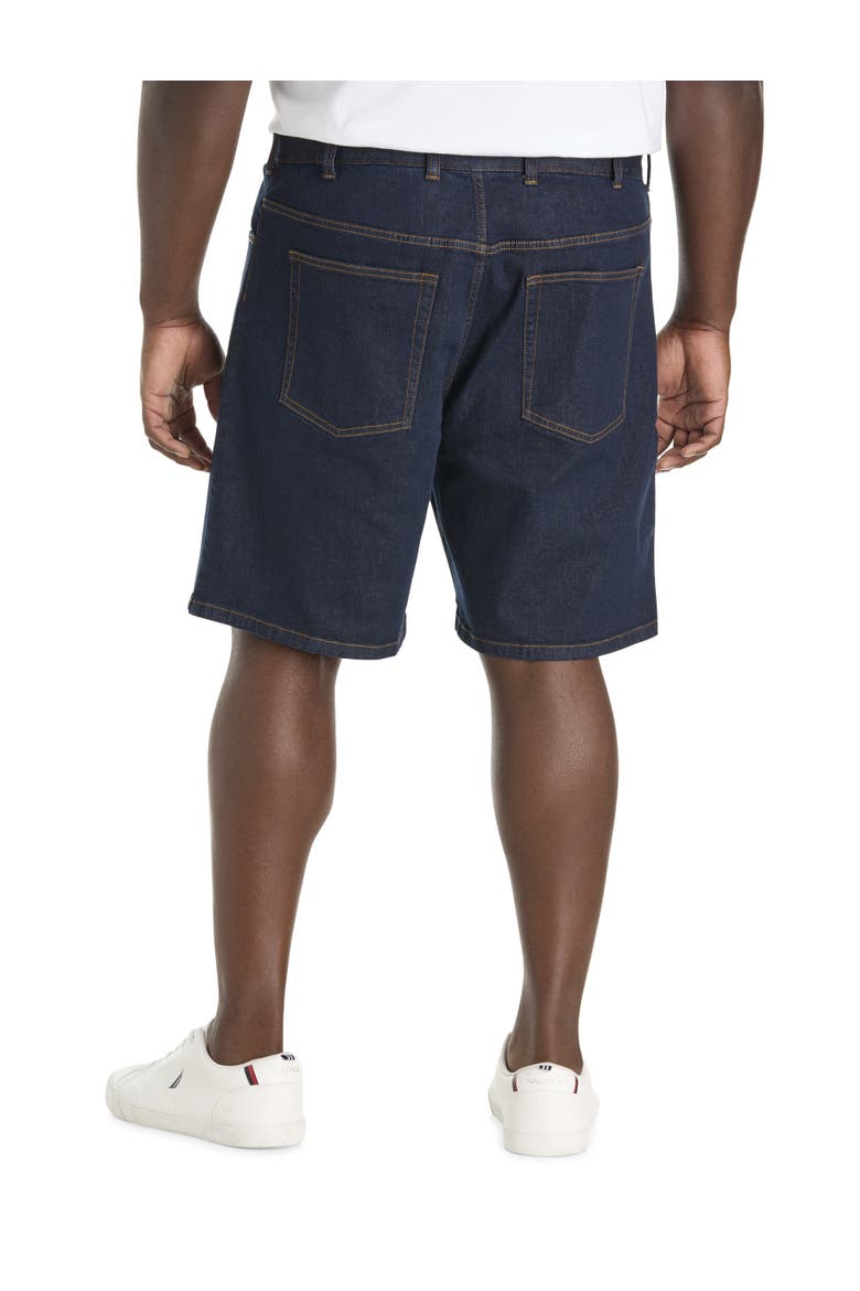 Big & Tall Continuous Comfort Stretch Jean Shorts, Alternate, color, DARK RINSE