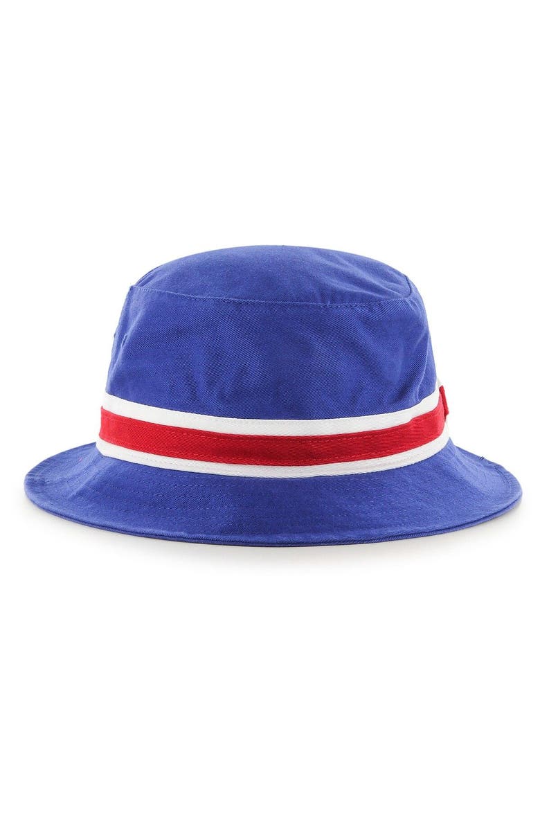 '47 Men's '47 Royal New York Giants Striped Bucket Hat, Alternate, color, 
