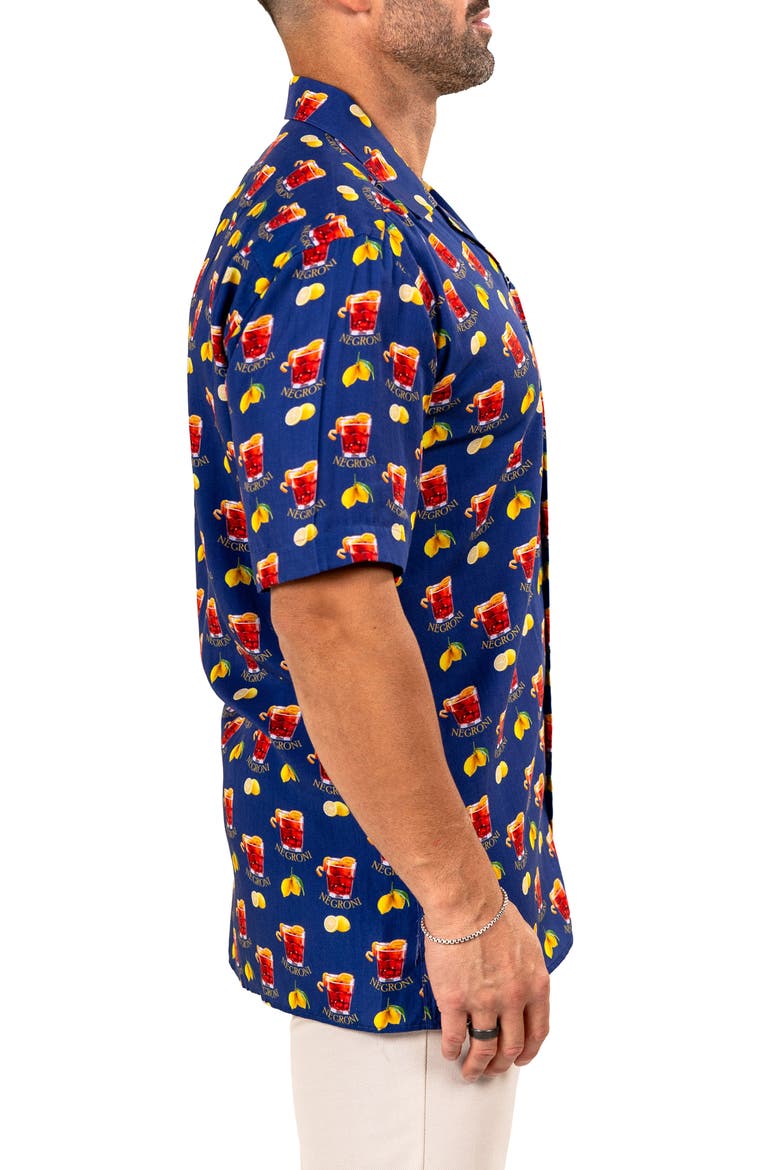 Apachi Marthyr0248 Blue Camp Shirt, Alternate, color, BLUE