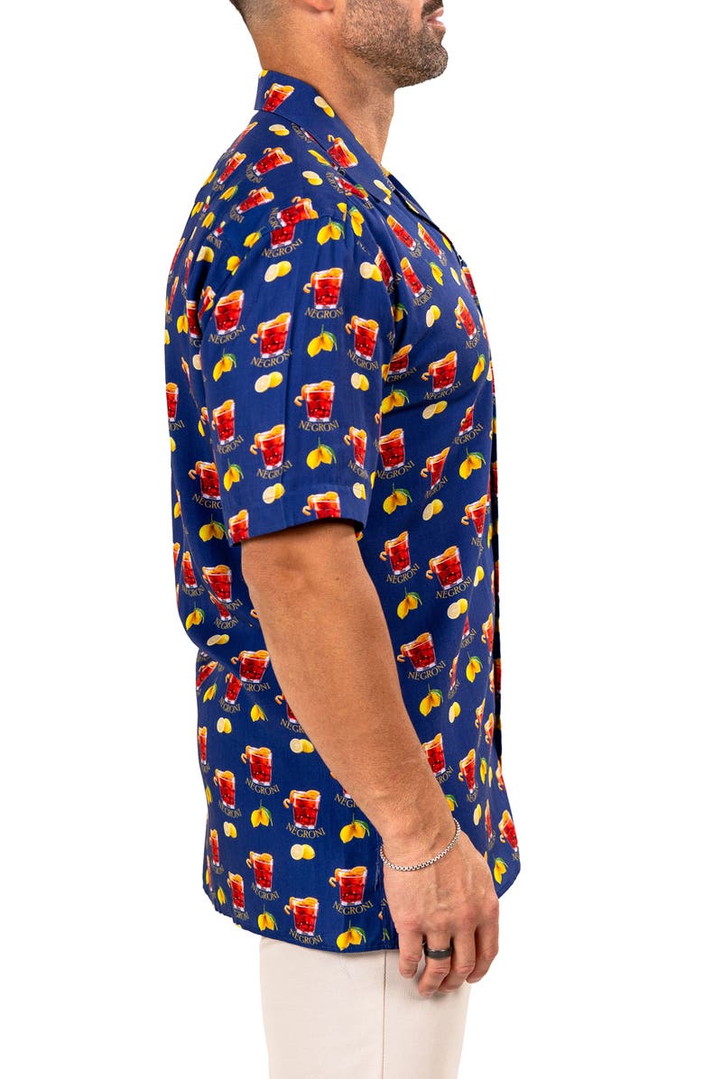 Maceoo Apachi Marthyr0248 Blue Camp Shirt, Alternate, color, 