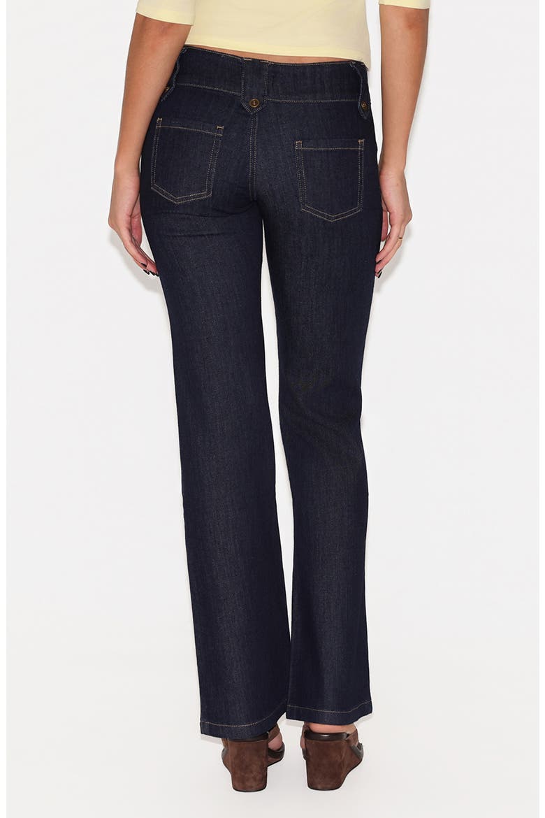 Kittie Low Waist Straight Leg Jeans, Alternate, color, BLUE WASH