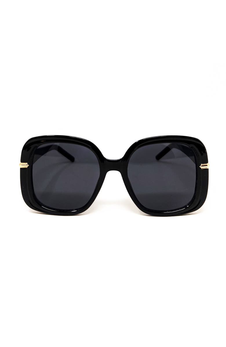Youzey The Royale Sunglasses, Main, color, Black