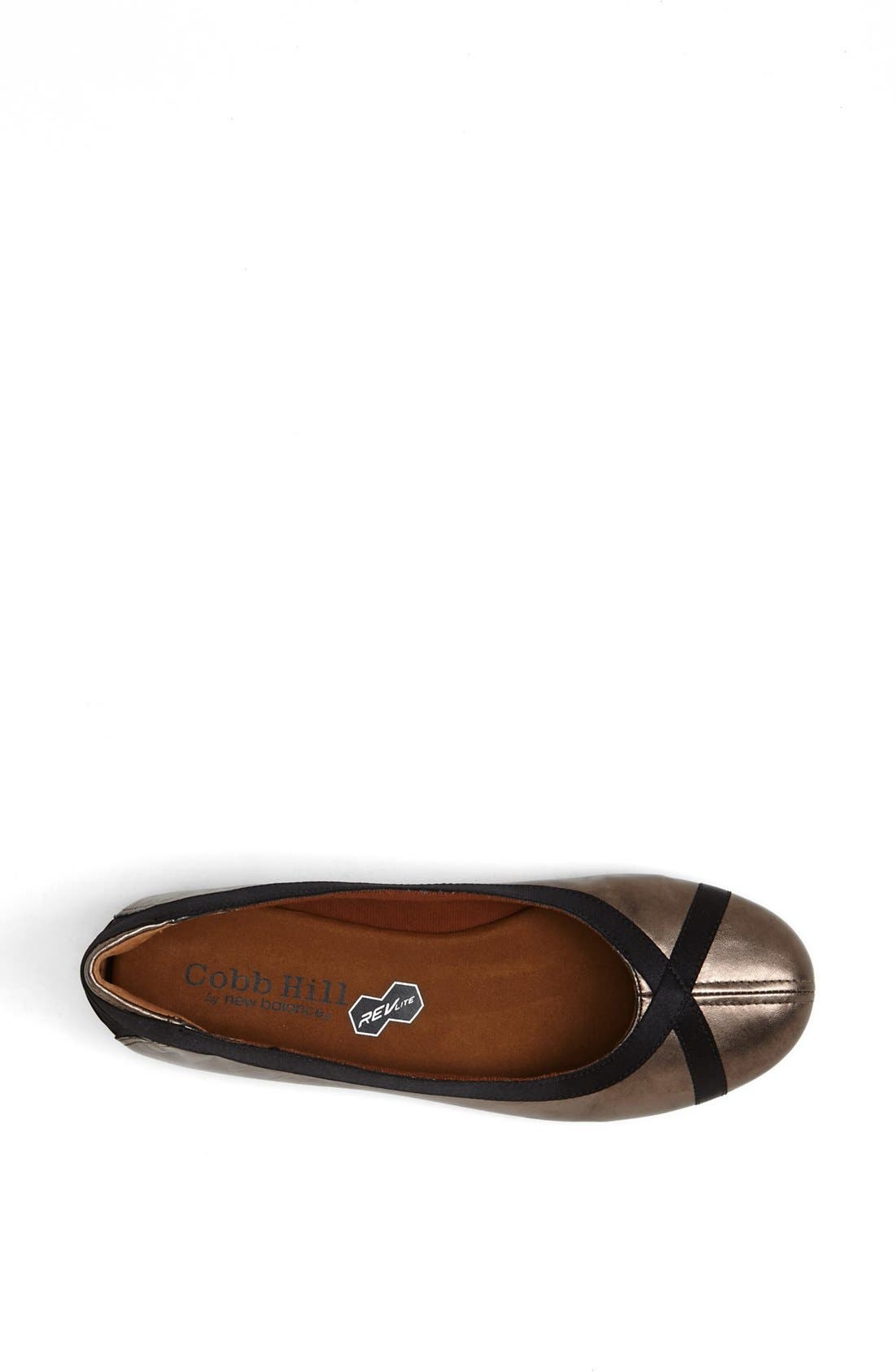 'Revchi' Flat, Alternate, color, PEWTER