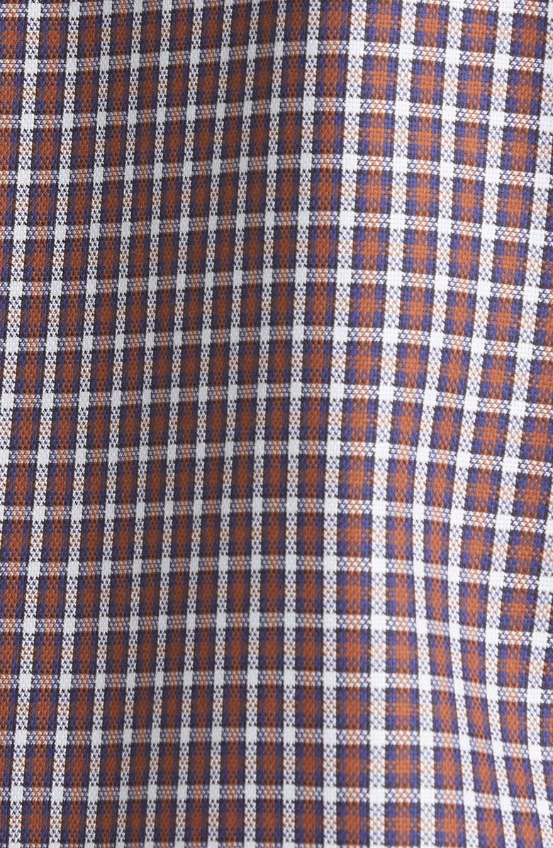 Canali Travel Plaid Non-Iron Cotton Dress Shirt, Alternate, color, 