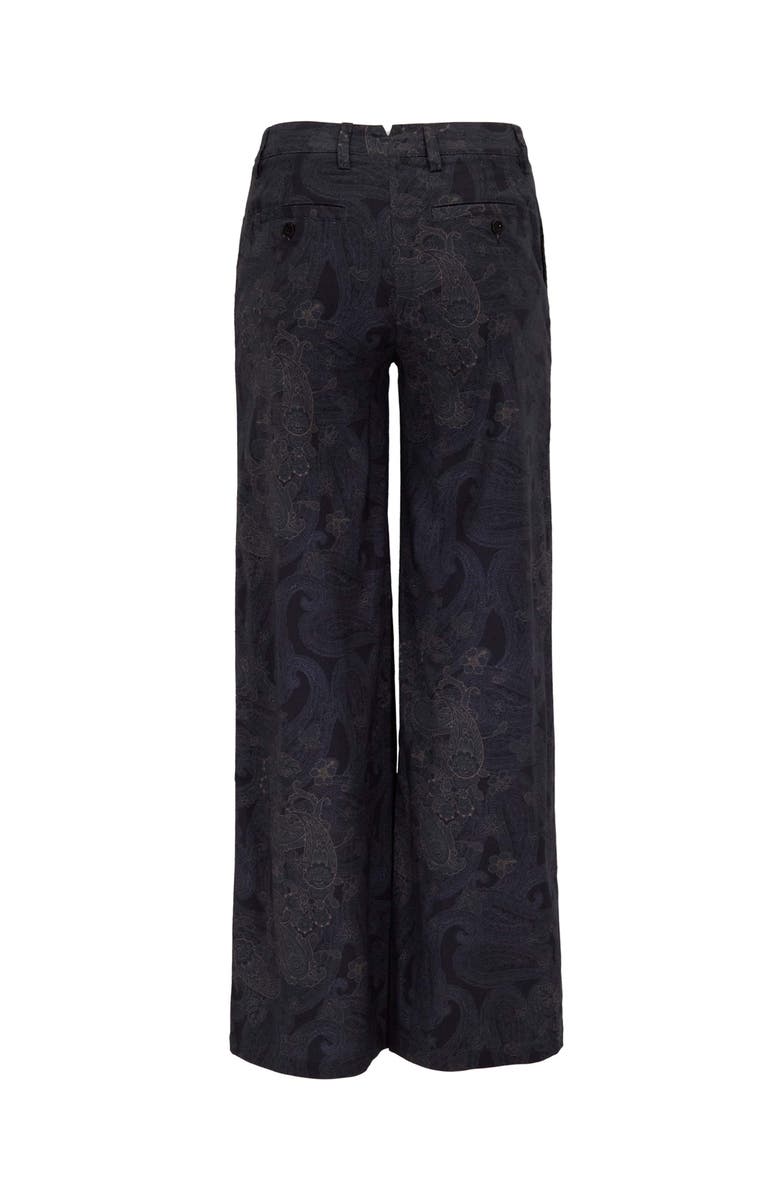 Lords of Harlech Paisley Explosion Womens Wide-leg Pant, Alternate, color, Paisley Explosion Black