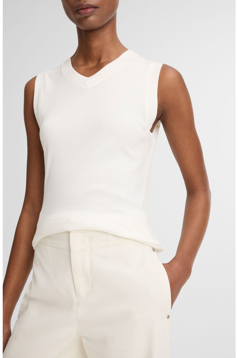 Sleeveless Knit Top, Alternate, color, OPTIC WHITE