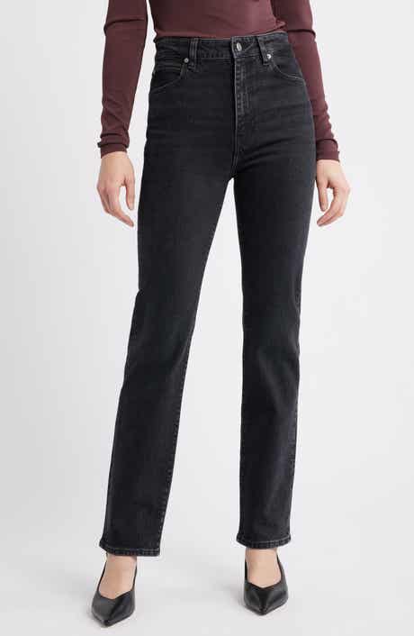 FRAME The Ruler High Waist Straight Leg Jeans