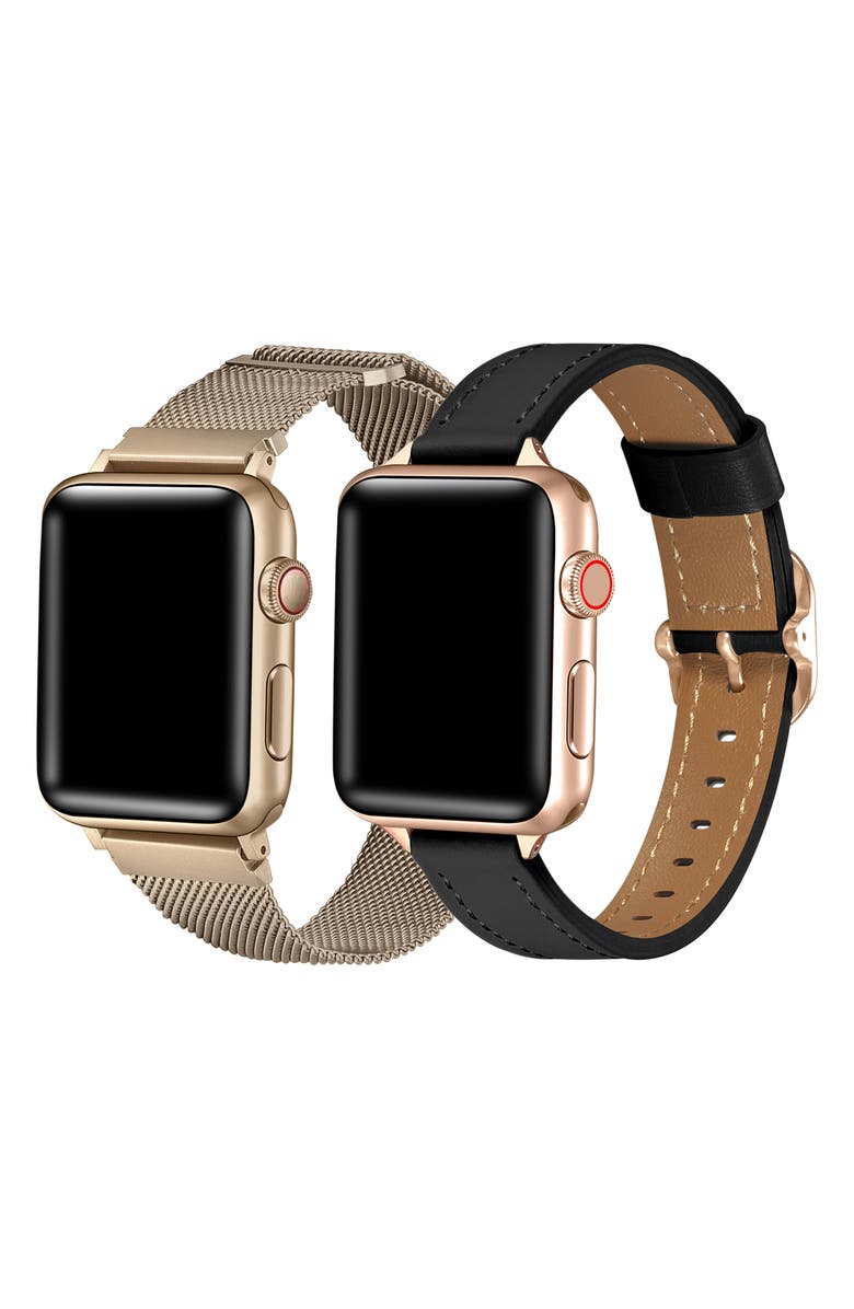 The Posh Tech Assorted 2-Pack Apple Watch<sup>®</sup> Watchbands, Alternate, color, 