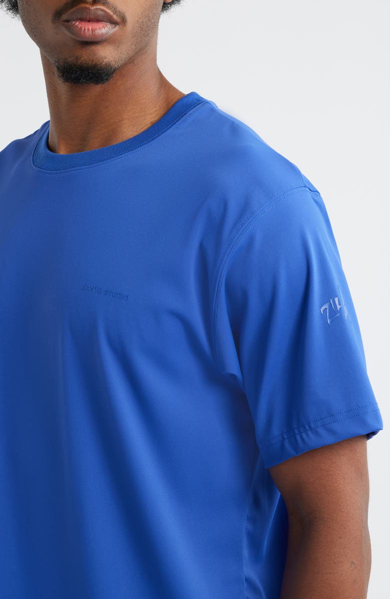 SANTO STUDIO Blake Snell Tempo Lite T-Shirt, Alternate, color, Recovery Blue