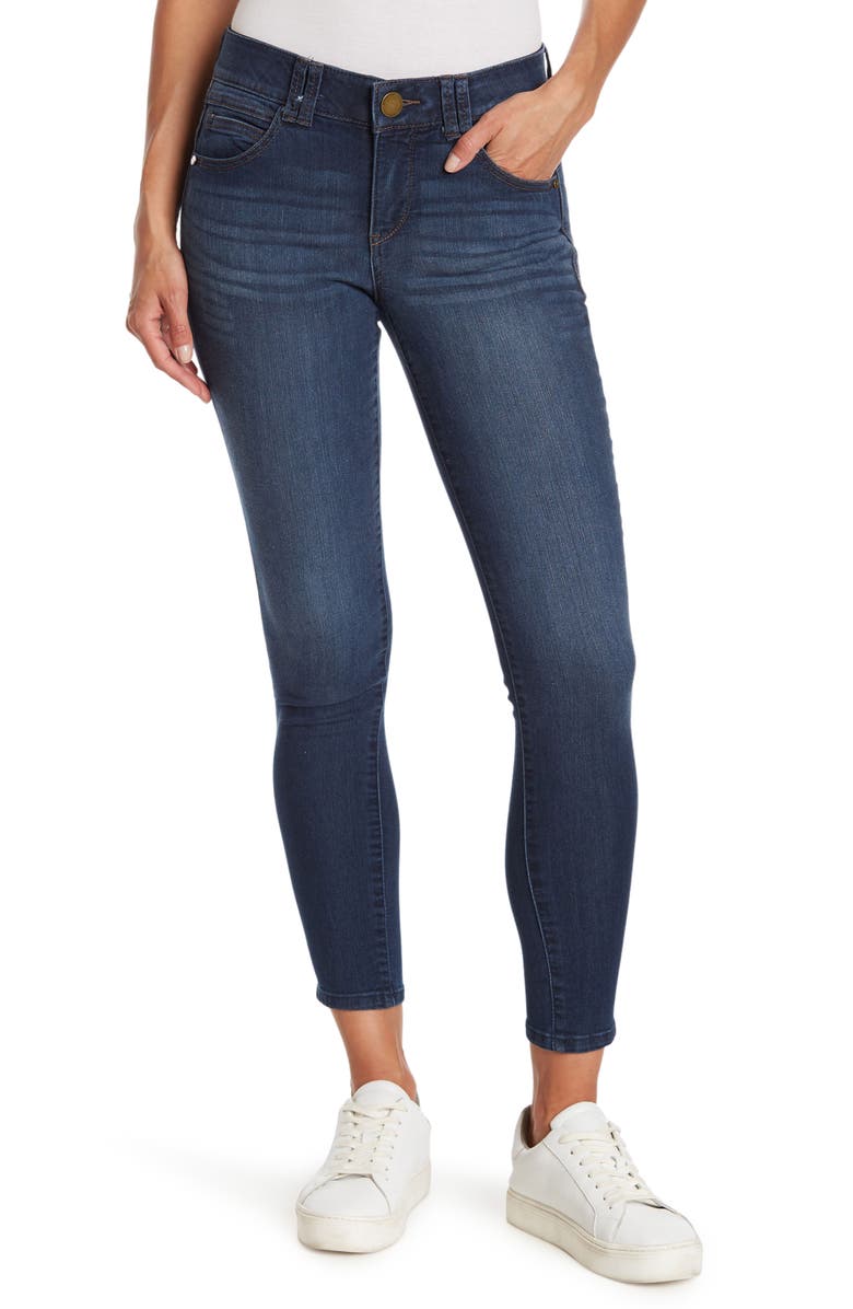 Democracy Ab Technology Crop Ankle Skinny Jeans, Main, color, Blue