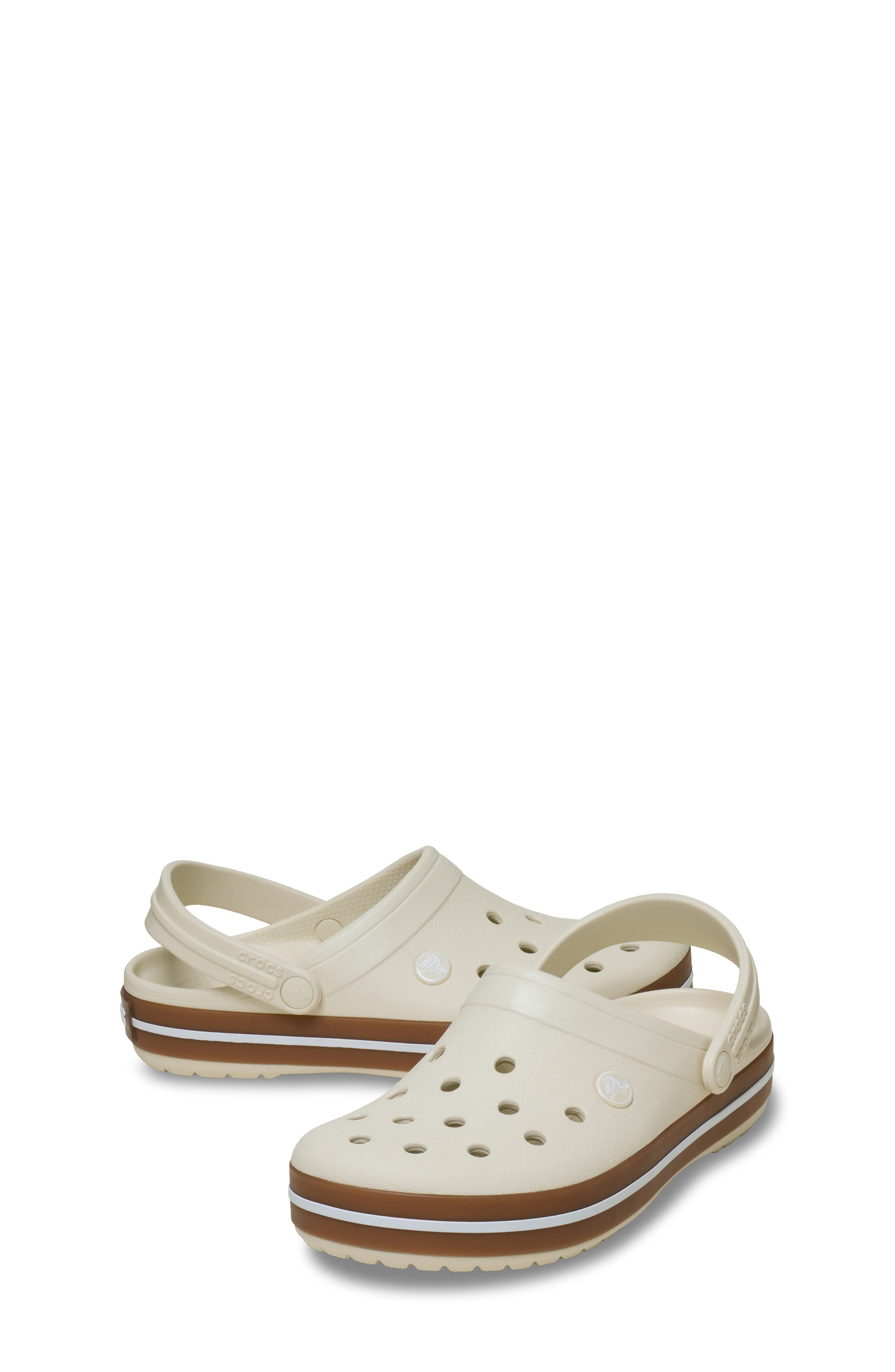 Kids' Crocband Gum Clog, Alternate, color, SUMMIT WHITE