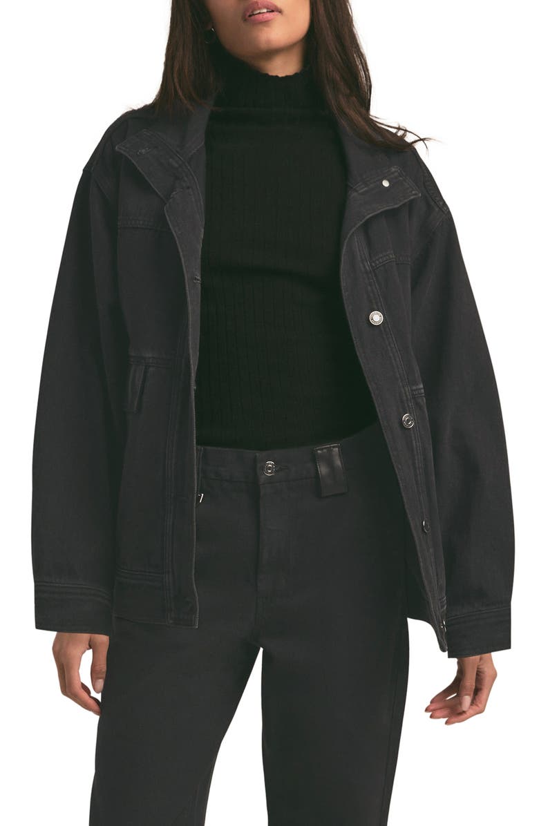 Favorite Daughter The Margo Denim Jacket, Main, color, 