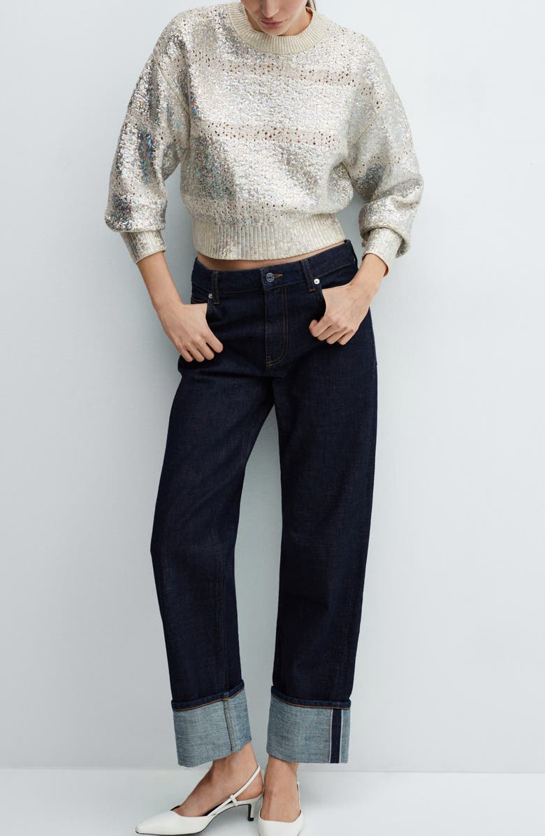 MANGO Future Crop Sweater, Alternate, color,