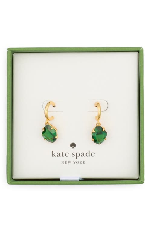 Kate Spade New York Treasure Trove Cubic Zirconia Huggie Hoop Earrings
