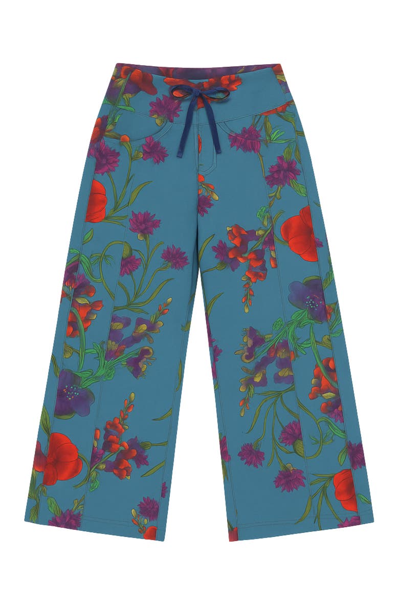 Florencia Davalos Lulu Pant, Main, color, Pastel Blue Floral Vine
