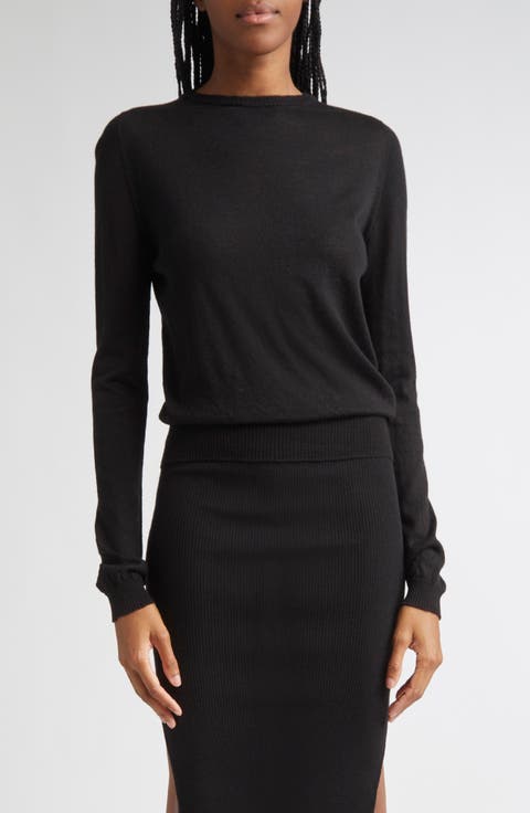 【RICK OWENS】SS25 アンフォラ プロング ガウンドレス ブラック RICK OWENS - DRESSES - Rick Owens