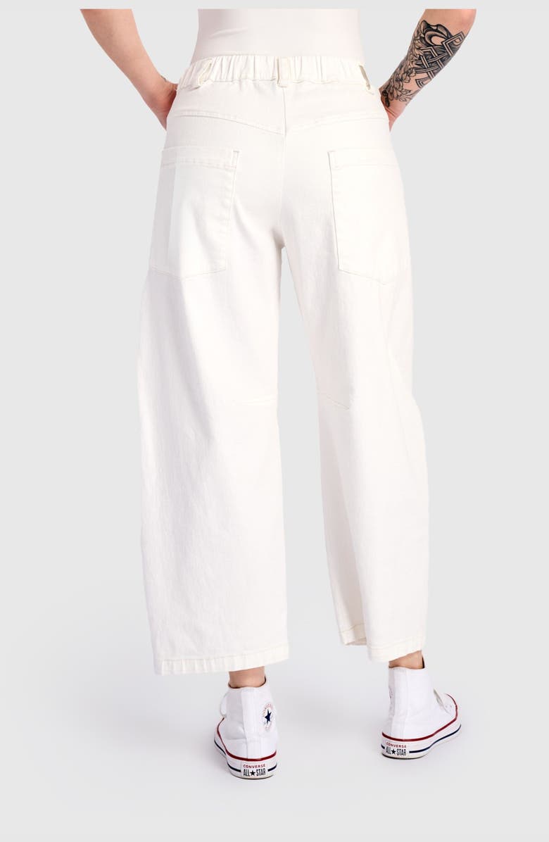 Alembika Go-To Barrel Pants, Alternate, color, White