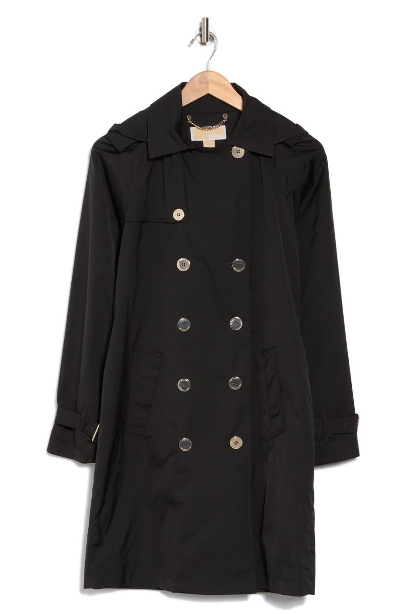 Michael Kors Belted Double Breasted Trench Coat, Alternate, color,