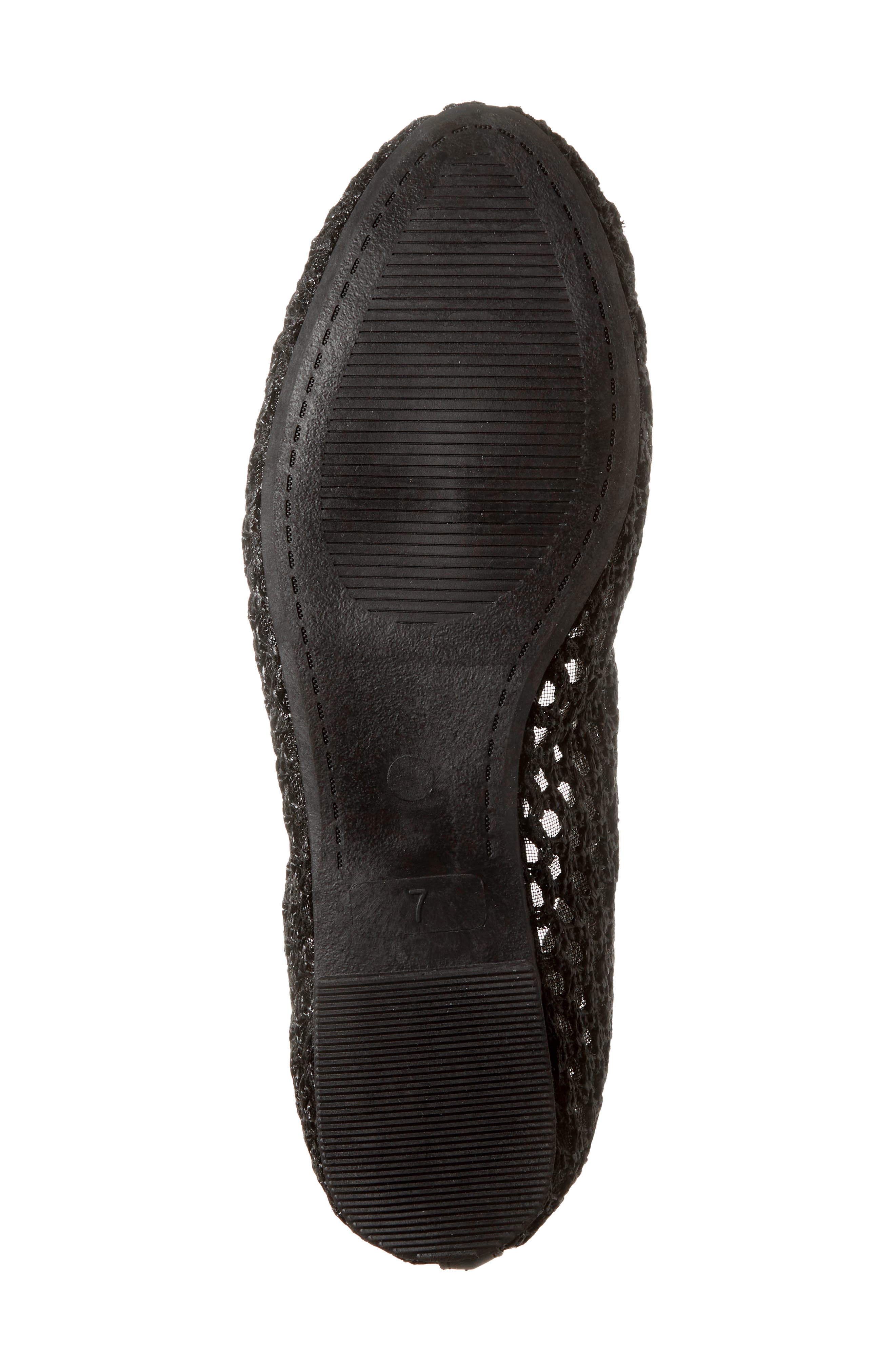 Tahari Coated Raffia Ballet Flat, Alternate, color, 