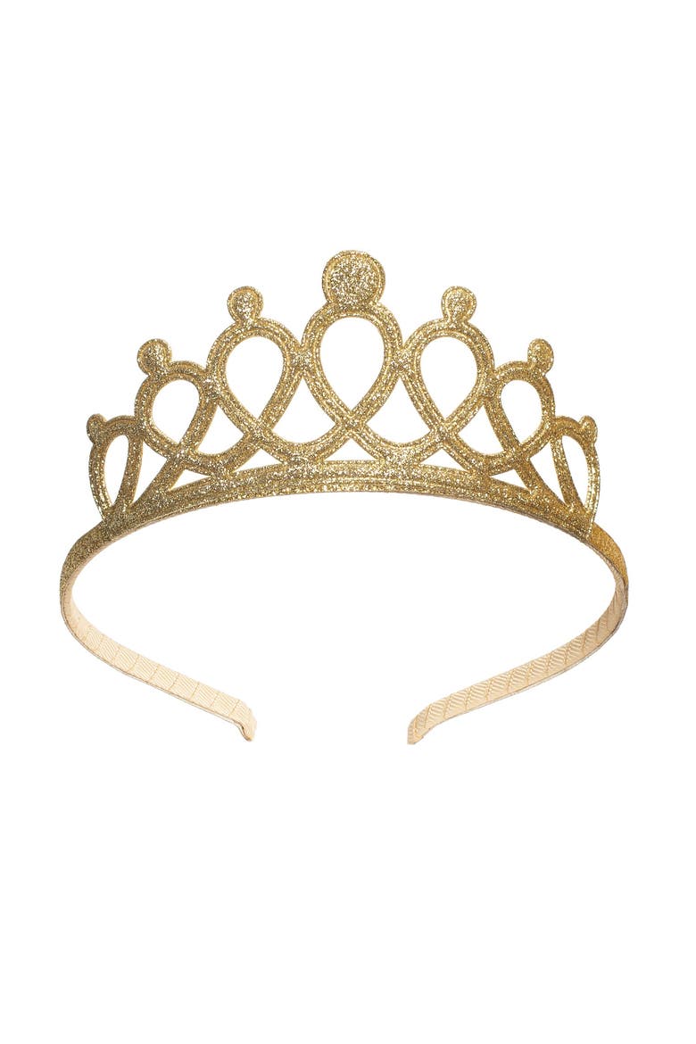 Gold Tiara Headband, Main, color, Gold