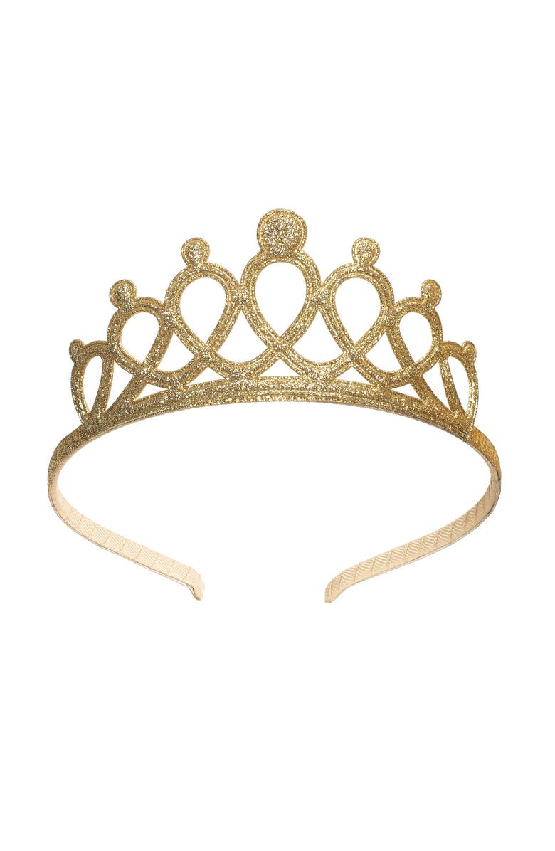 Sweet Wink Gold Tiara Headband, Main, color, Gold
