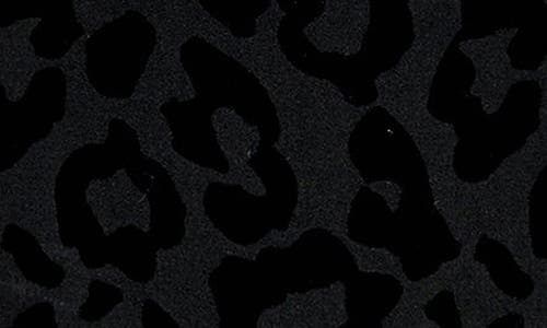 Topshop Sequin Embellished Leopard Sweater In Black