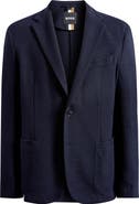 BOSS Hanry Slim Fit Wool & Cotton Herringbone Sport Coat