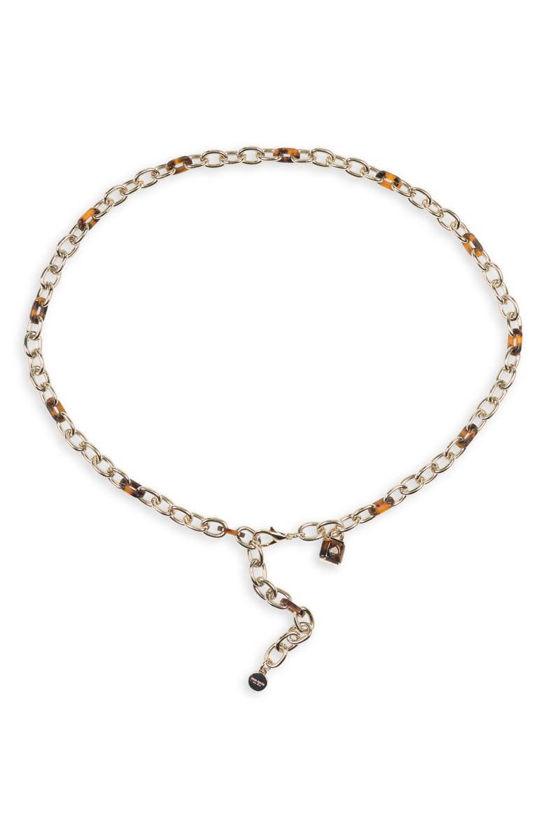 Kate Spade New York lock & spade chain link belt, Main, color,