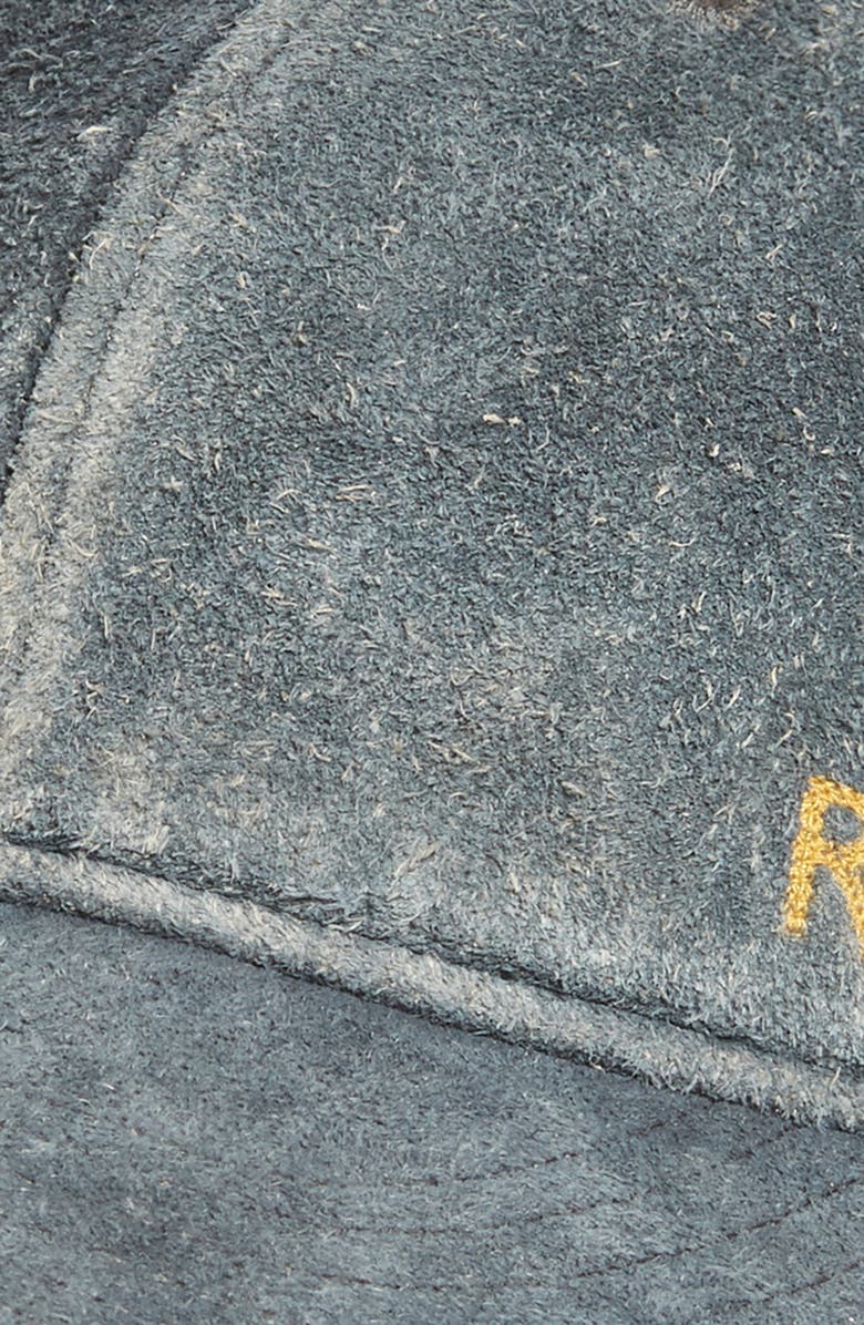 Double RL RRL Rough Out Suede Baseball Cap, Alternate, color,