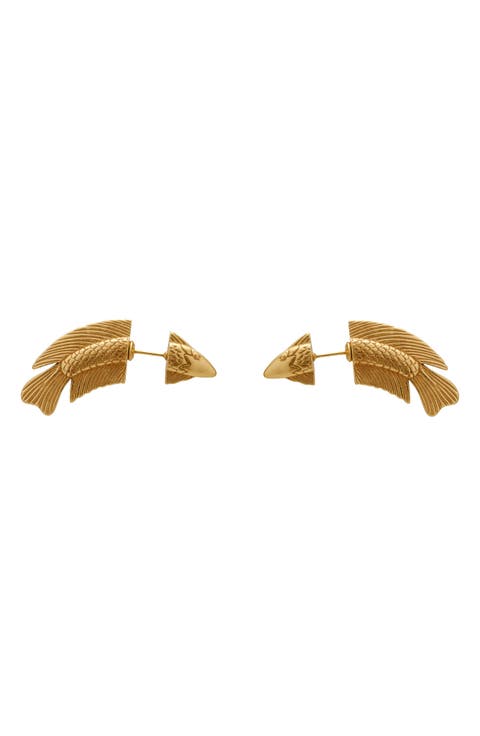 Neemo Fish Ear Jacket Earrings