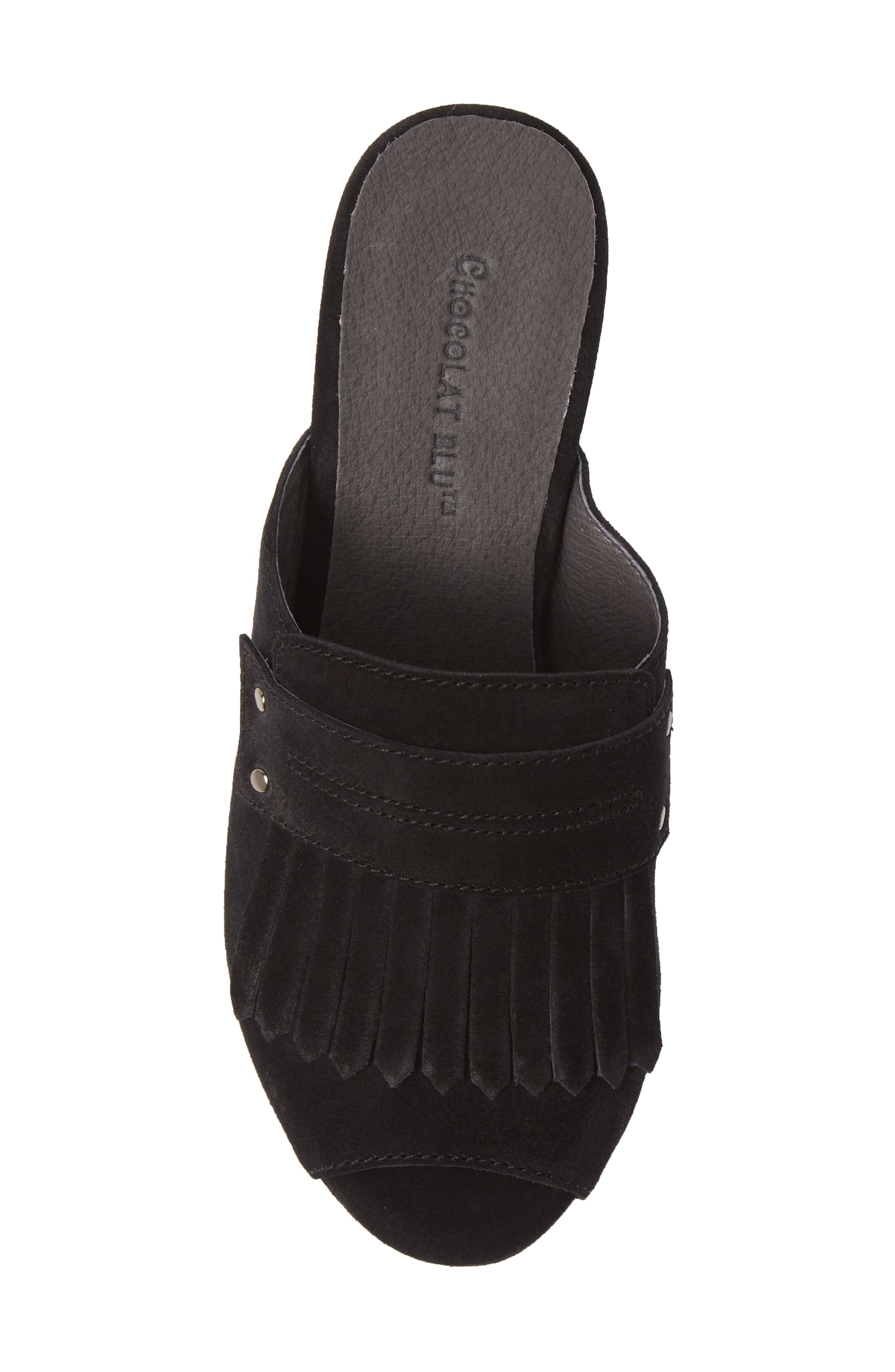 Chocolat Blu Welsy Peep Toe Platform Slide Sandal, Alternate, color, 