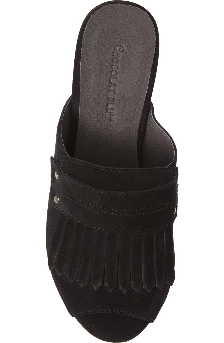 Chocolat Blu Welsy Peep Toe Platform Slide Sandal, Alternate, color,