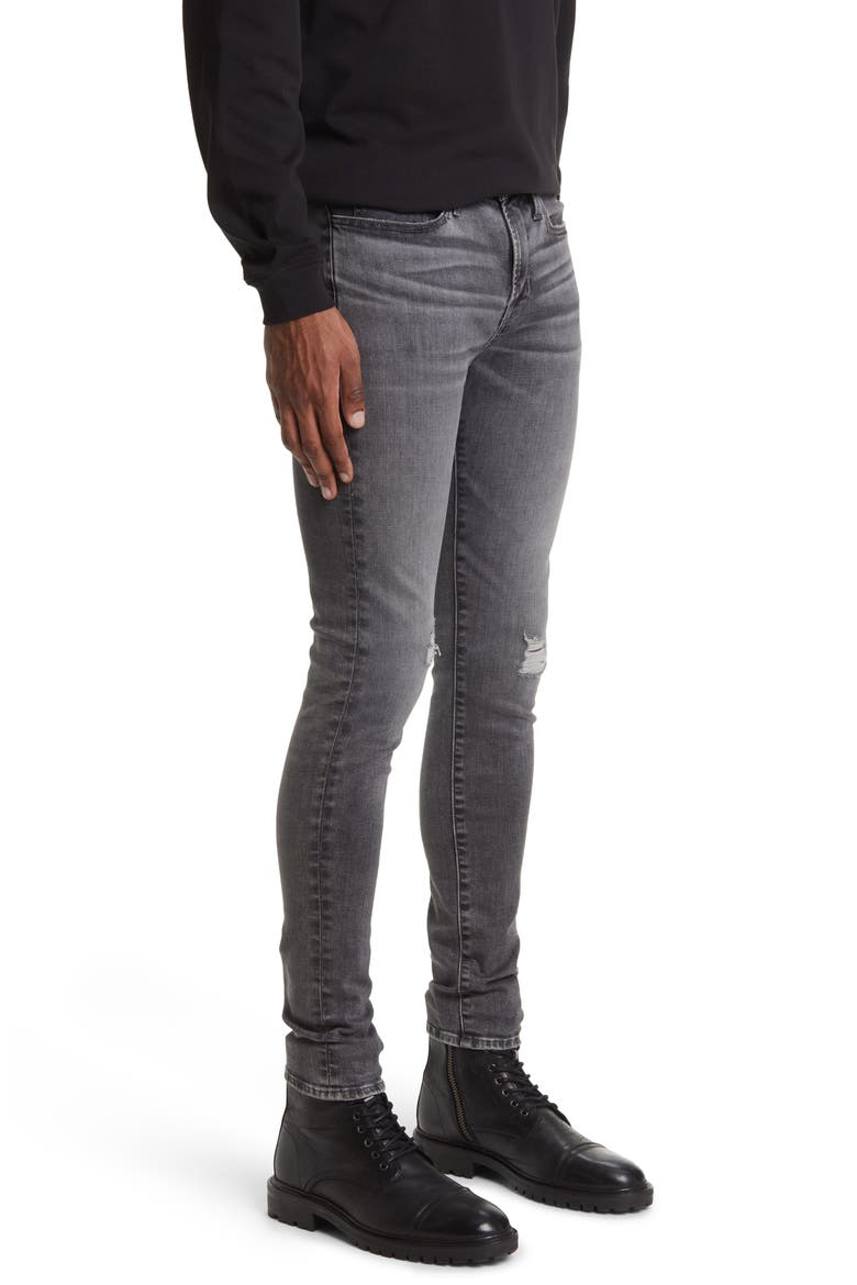 Jagger True Skinny Fit Jeans, Alternate, color, LAVA