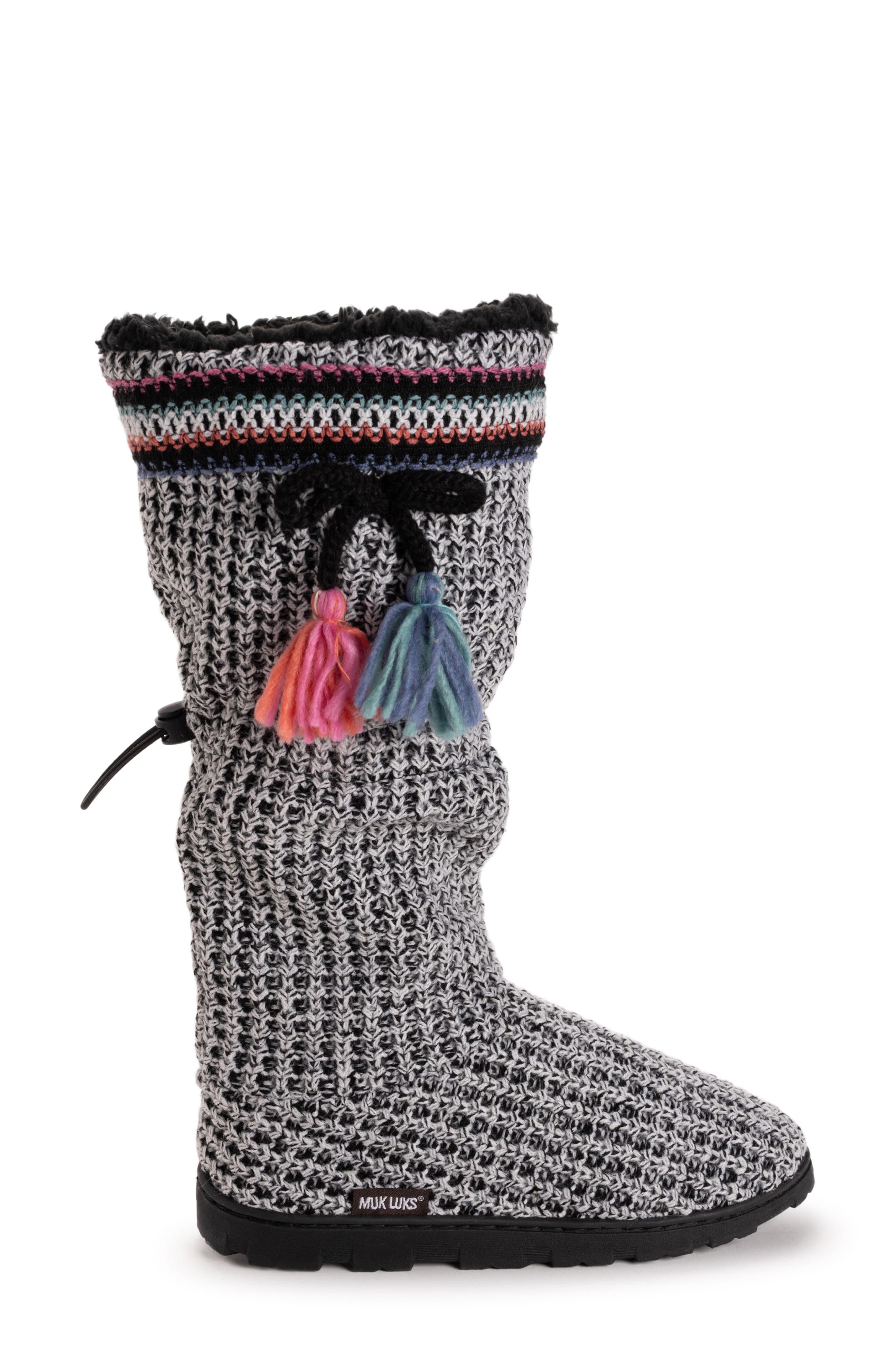 MUK LUKS Tabbi Toggle Faux Shearling Slipper, Alternate, color, 