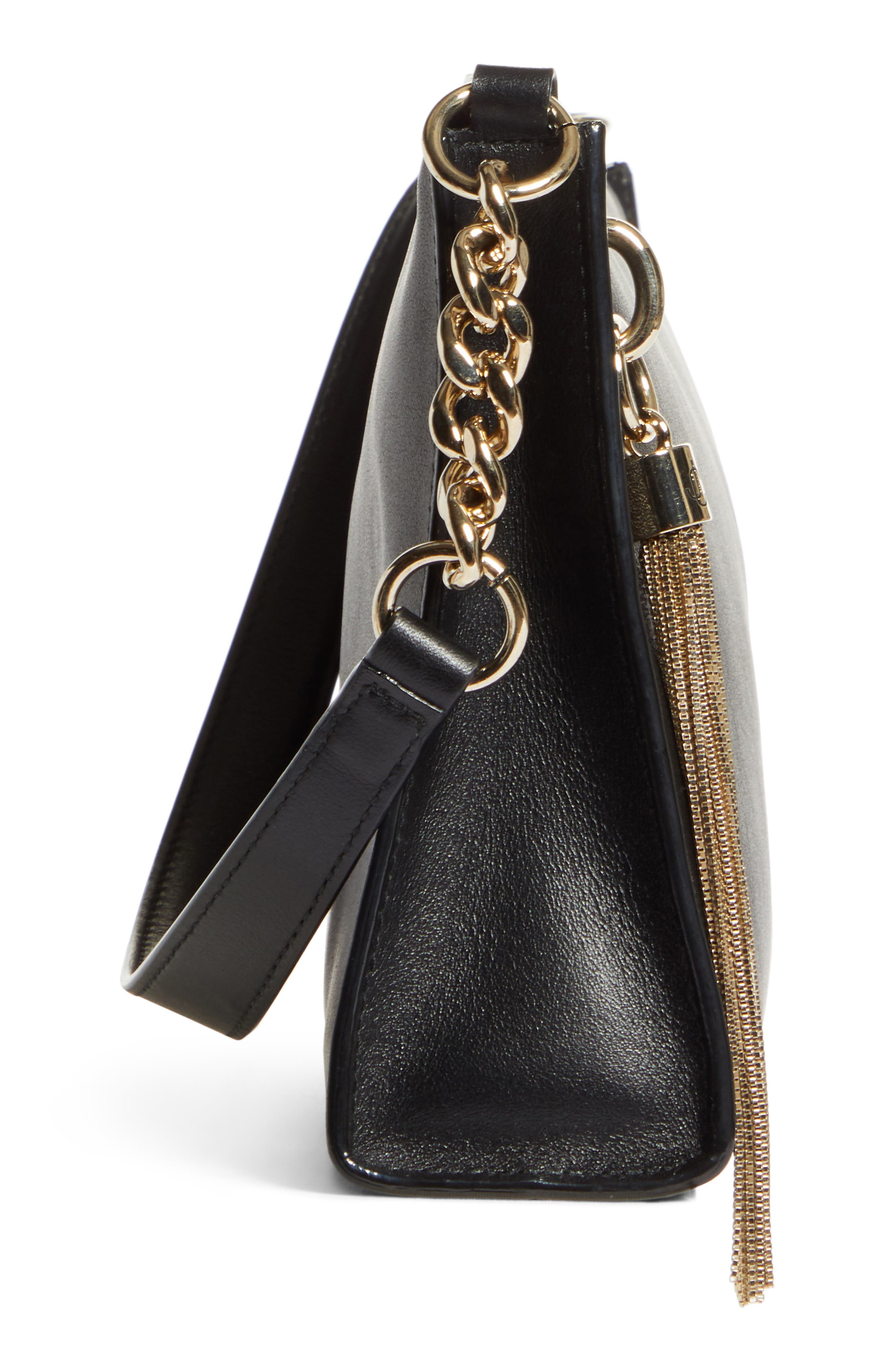 Jimmy Choo Mini Callie Leather Hobo, Alternate, color, 