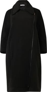 Leem Boxy Biker Coat