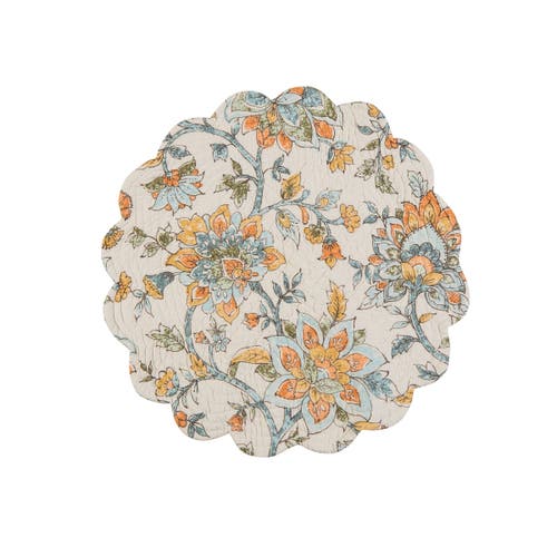 C & F Home C&f Home Ainsley Round Placemats Set Of 6, 17" In Multi