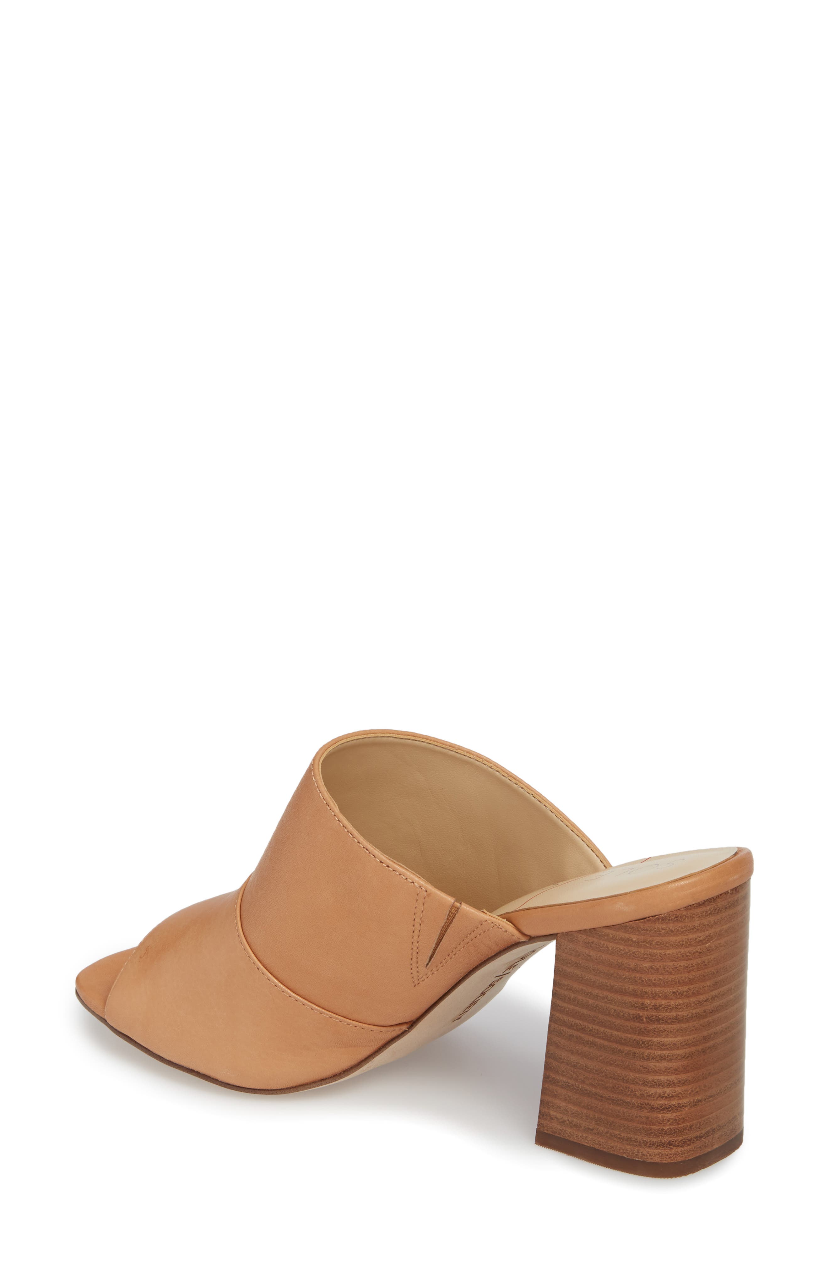 Joannah Mule, Alternate, color, CAMEL LEATHER
