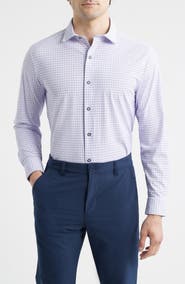 Johnston & Murphy XC Motion Performance Knit Button-Up Shirt
