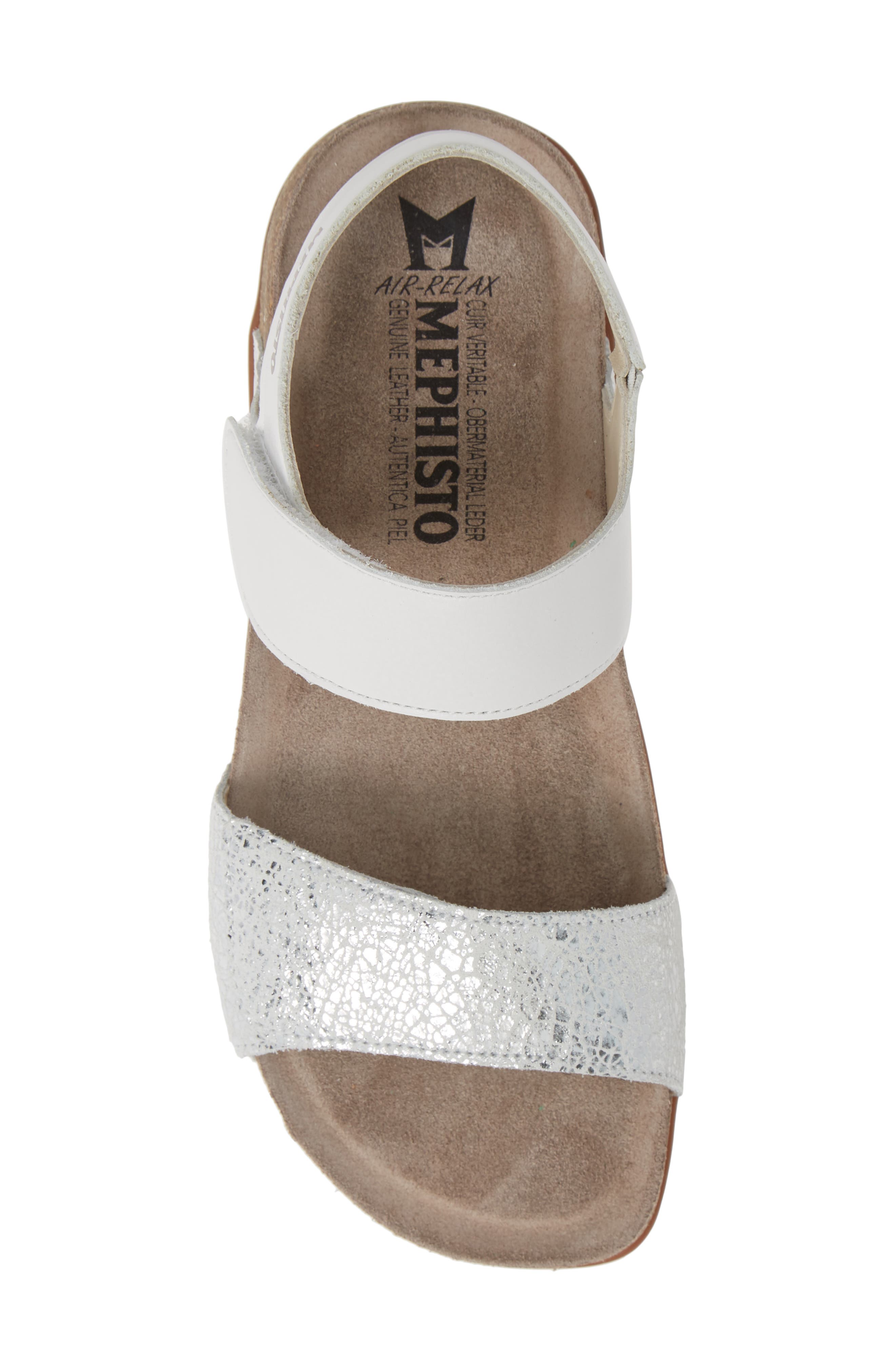 'Agave' Sandal, Alternate, color, WHITE LEATHER