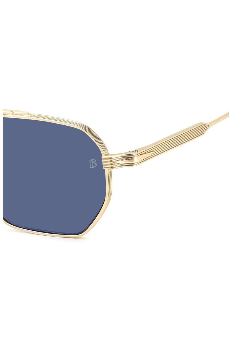 52mm Navigator Sunglasses, Alternate, color, GOLD HONEY HAVANA/ BLUE AVIO