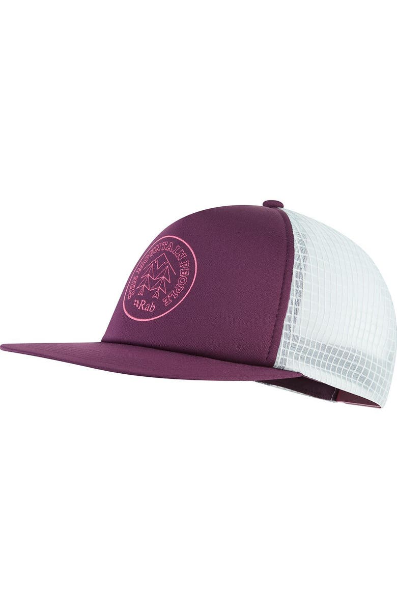 Rab Cirque Print Cap, Main, color, Mulberry/Pewter