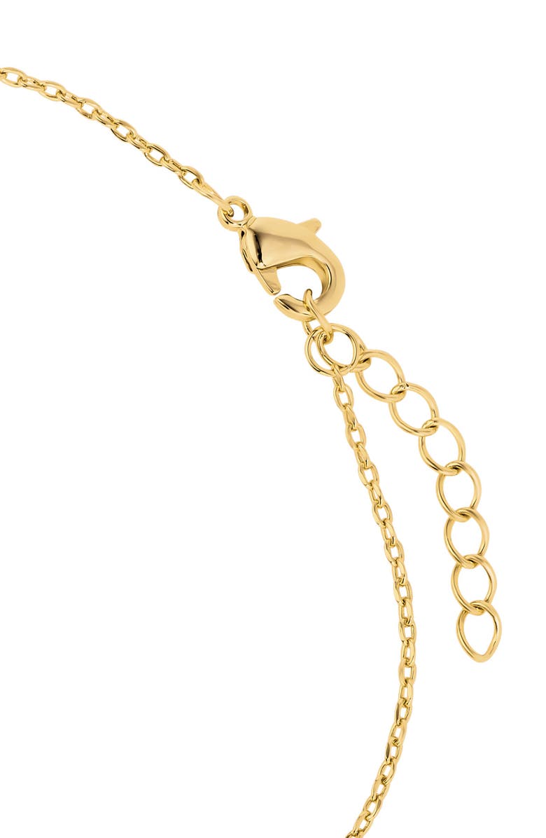 ATHRA LUXE Modern Muse Faux Pearl Bracelet, Alternate, color, Gold