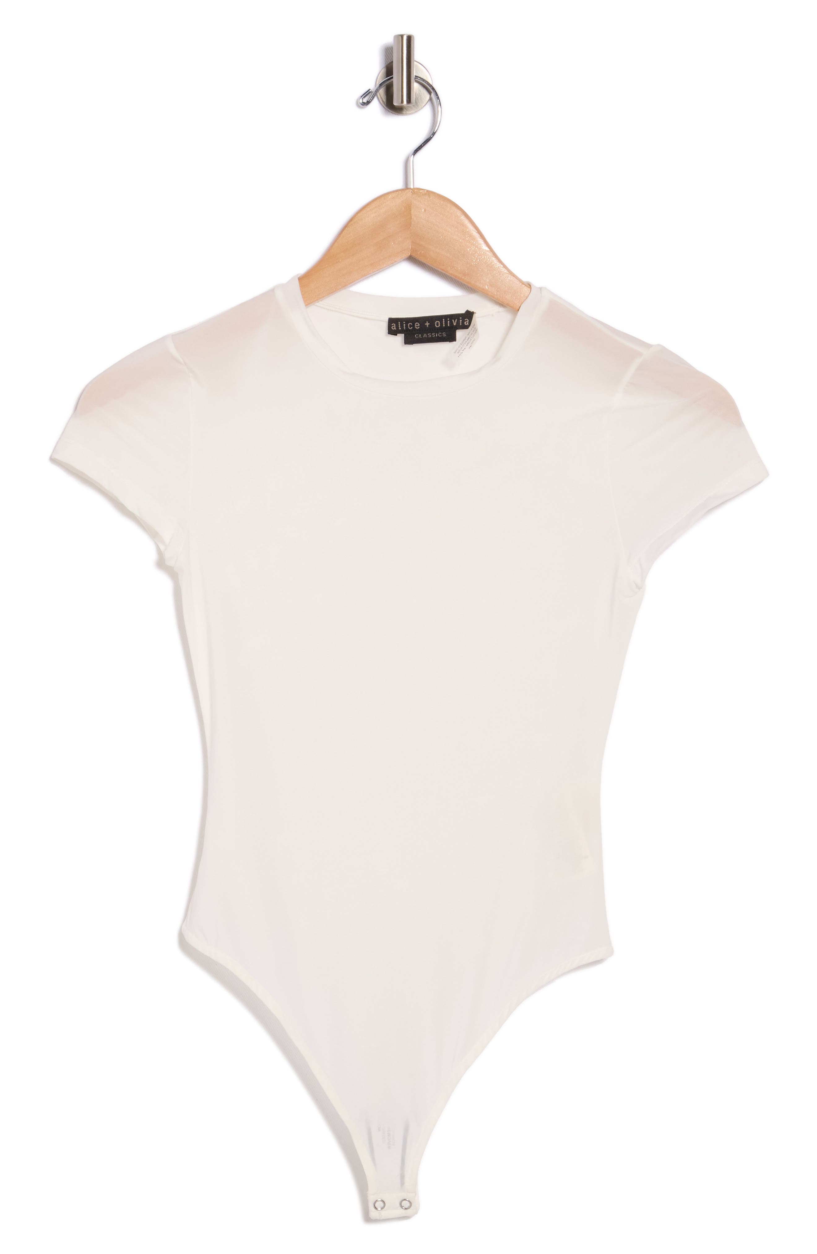 Alice + Olivia Hottie Short Sleeve Bodysuit