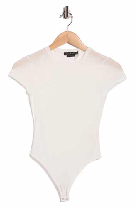 Alice + Olivia Hottie Short Sleeve Bodysuit