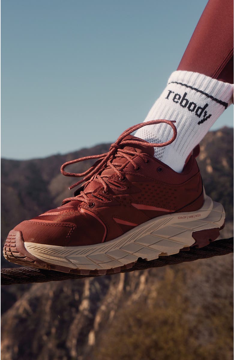 Rebody Active Ready To Mid Crew Socks, Alternate, color, White