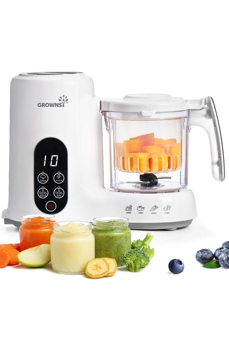 GROWNSY Baby Food Maker, Main, color, White