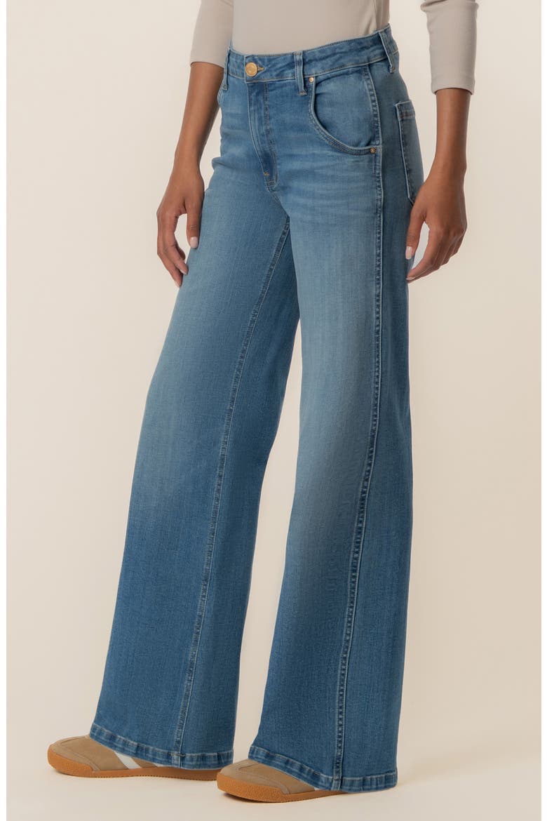 The Jean High Waist Wide Leg Jeans, Alternate, color, INCANDESCENT