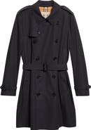 Burberry Kensington Heritage Cotton Trench Coat