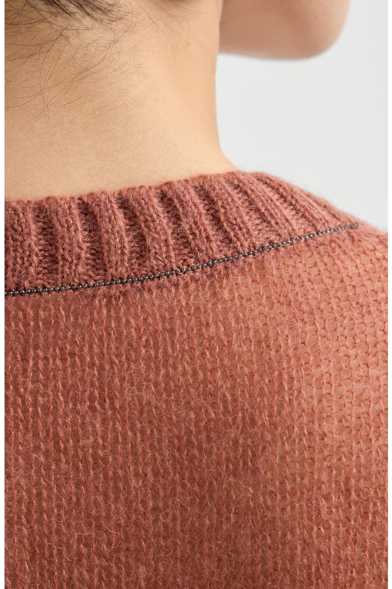 Mohair and wool sweater, Alternate, color, Orange